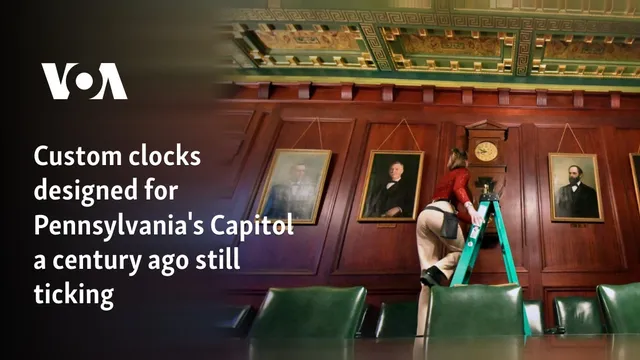 Custom clocks in Pennsylvania Capitol are still ticking after a century