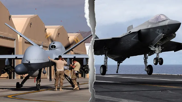 Military debates future of manned versus unmanned fighter jets