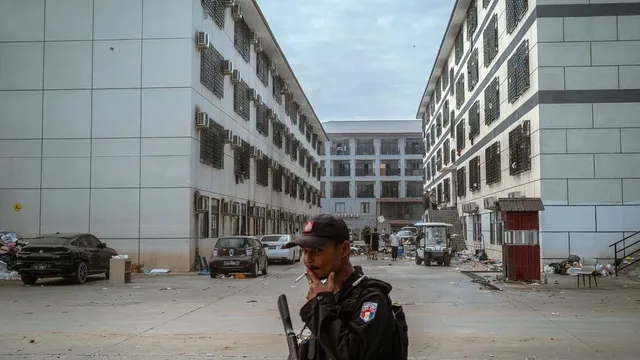 Scammers thrive in massive office park operating from Myanmar