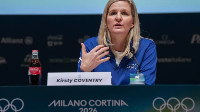 IOC president Kirsty Coventry calls distractions from Winter Olympics sad