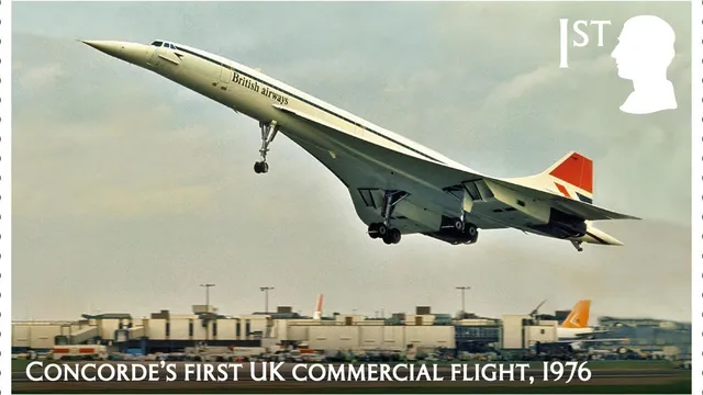 Royal Mail celebrates Concorde's legacy with new stamps