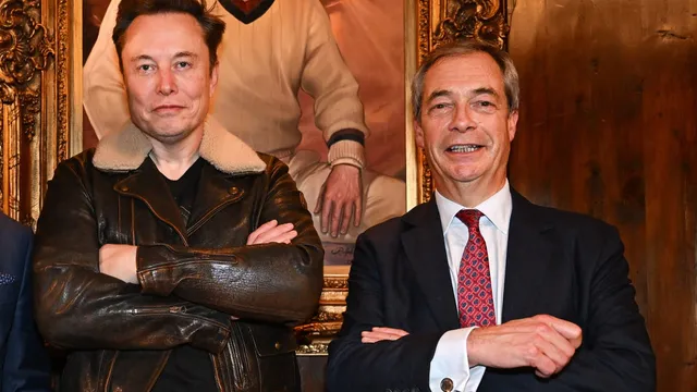 Elon Musk attacks Nigel Farage but claims they're still friends