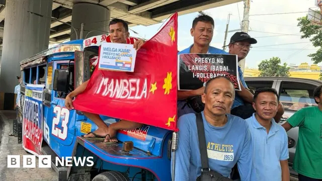 Transport workers strike in Manila over skyrocketing fuel prices