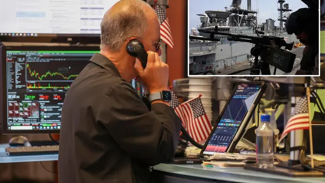 Oil prices plunge as US and Iran halt military actions