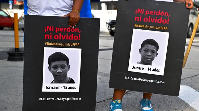 Soldiers sentenced for murder of four boys in Ecuador