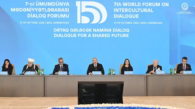 Azerbaijan's President Aliyev opens World Forum on Intercultural Dialogue in Baku