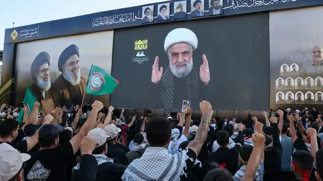 Hezbollah leader Naim Qassem says Israel failed to break the group on anniversary of Nasrallah's killing