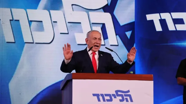 Israeli Prime Minister Benjamin Netanyahu vows to form right-wing government after close election