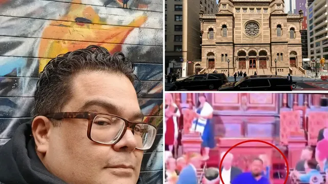 Man charged with hate crimes after attacking worshippers at Manhattan synagogue