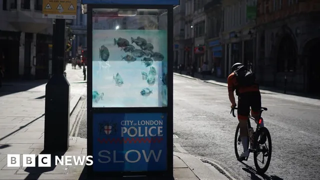 Banksy's Aquarium Art in London