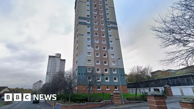 Man tragically falls to death during tower block fire in Motherwell