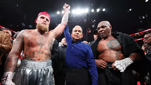 Jake Paul scores victory over Mike Tyson in Texas fight