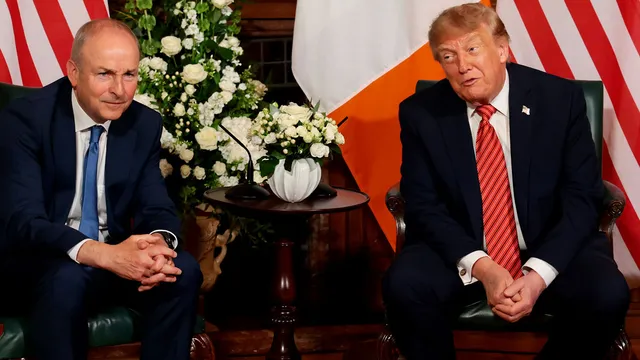 Donald Trump advocates for a united Ireland during Dublin visit
