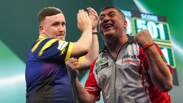 Luke Littler and Mensur Suljovic prepare for a tactical showdown in darts
