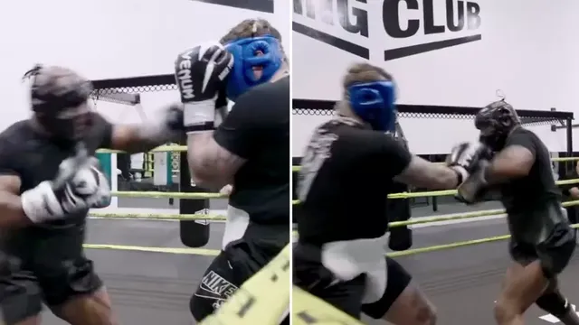 Mike Tyson shares sparring footage ahead of Jake Paul fight