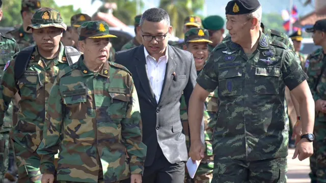 Cambodian troops remain at disputed border despite easing tensions