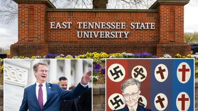 East Tennessee State University faces backlash over exhibit linking Trump to Nazis