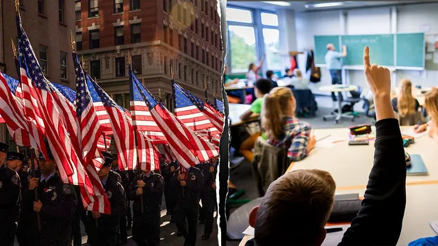 GOP candidate blasts school district for renaming veterans day