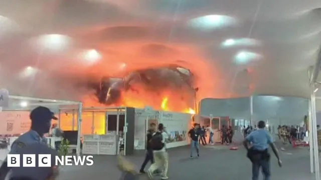 Fire breaks out at COP30, forcing evacuations in Brazil