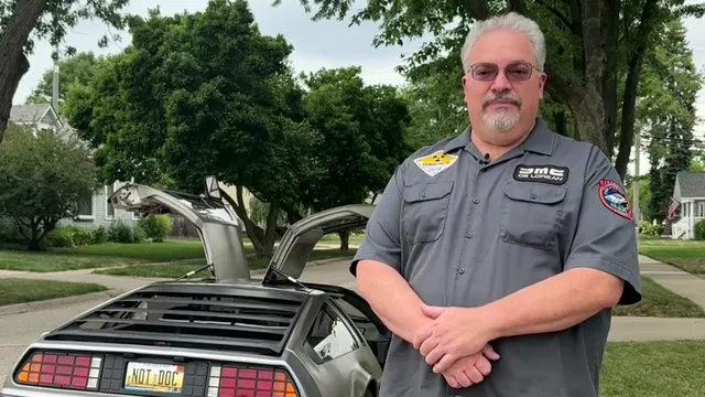 DeLorean owner says human interaction is as fun as driving at Woodward Dream Cruise