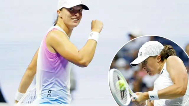 Iga Swiatek advances to US Open quarterfinals after tough first set