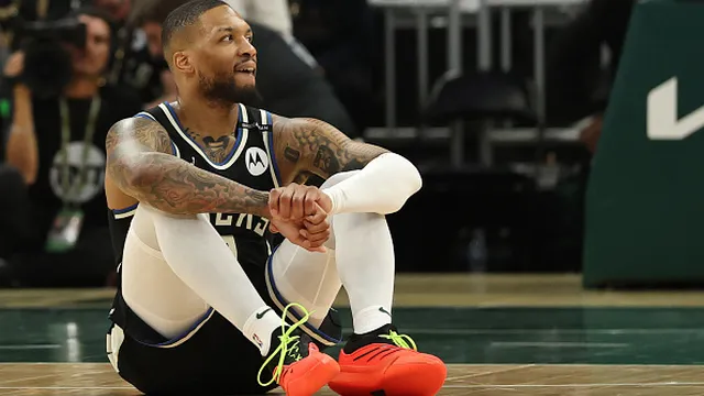 Damian Lillard returns to the court for the All-Star 3-point Contest