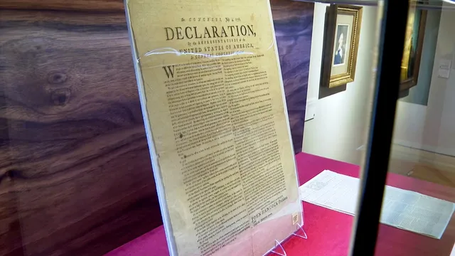 Auction showcases rare historical items to celebrate US' 250th birthday