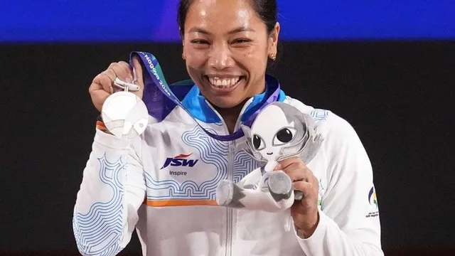 Mirabai Chanu wins India's first Asian Games weightlifting medal in 28 years with silver in Japan