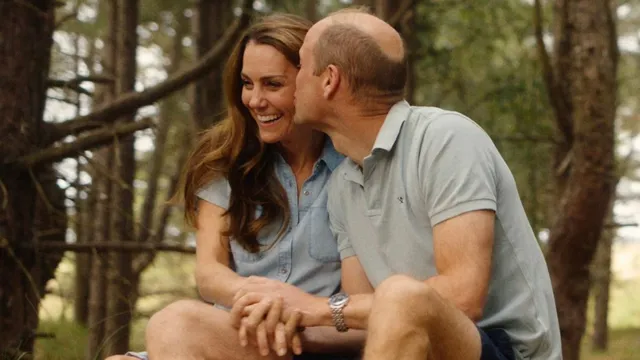 William and Kate embrace Valentine's Day with a public kiss