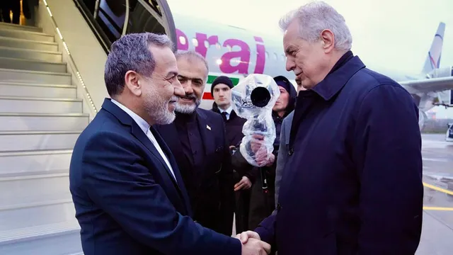 Iran's top diplomat arrives in Russia for critical talks amid tensions