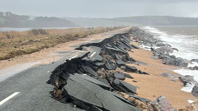 Devon battles serious storm damage as investigation into cracked sea defences begins