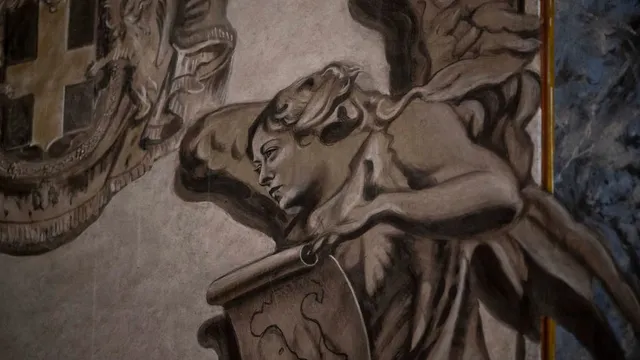 Artist removes Giorgia Meloni's face from church fresco after outrage