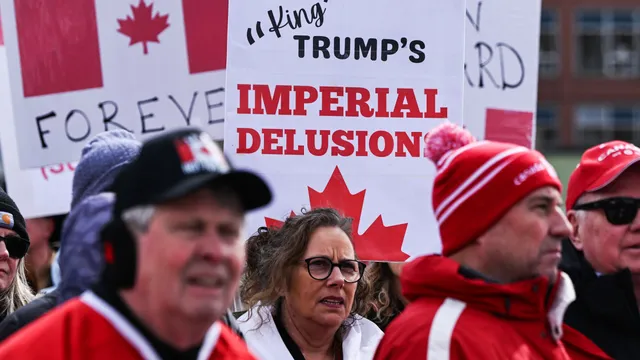 Canadians unite against Donald Trump's aggressive policies