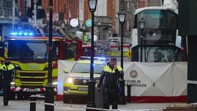 Tragedy strikes as bus crashes into pedestrians in Dublin