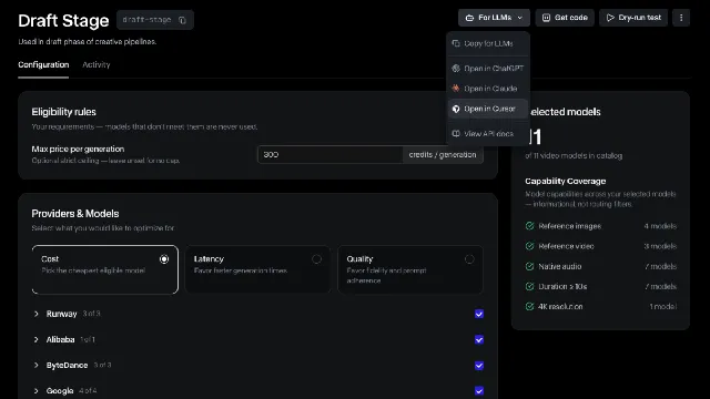 Runway launches media router to streamline generative media development
