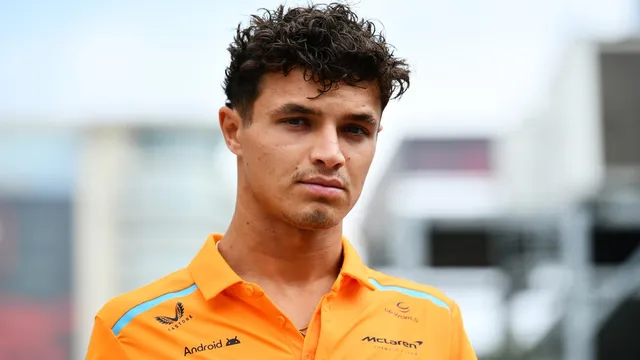 Lando Norris struggles at the start line during pole position attempts