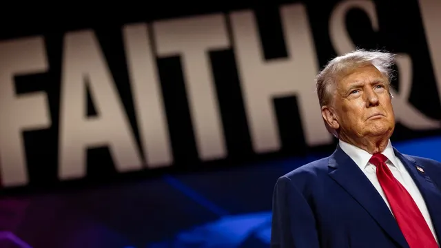 Donald Trump champions Christianity and vows to defend faith in America
