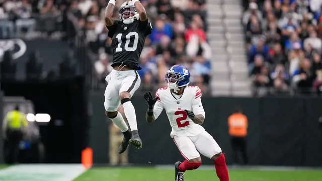 Las Vegas Raiders activate wide receiver Dont'e Thornton Jr. from injured reserve, waive defensive tackle Jonah Laulu