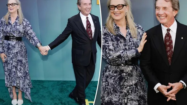 Martin Short and Meryl Streep Hold Hands at Premiere