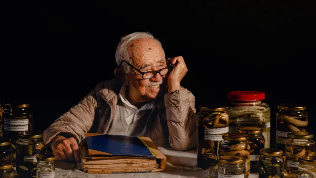 101-year-old farmer preserves rare snake collection in Ecuador