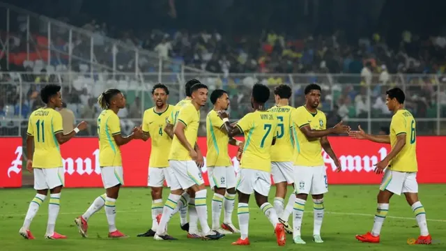 Brazil beats India 4-0 in Kolkata friendly football match