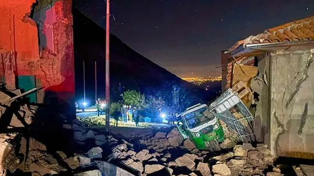 Magnitude 6.7 earthquake injures two and damages homes in Peru