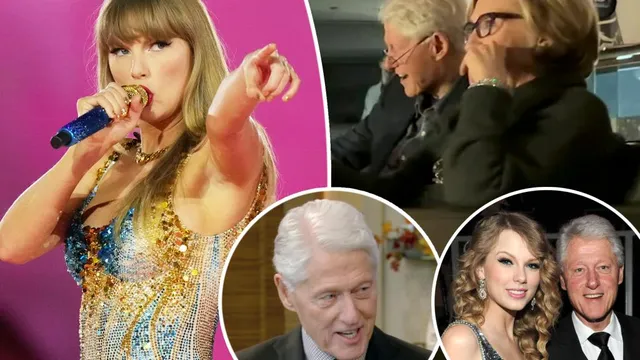 Bill Clinton attends Taylor Swift concert and praises her talent