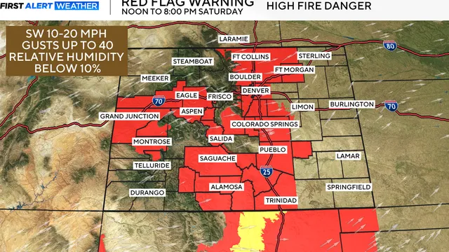 Colorado faces extreme fire danger due to weather conditions