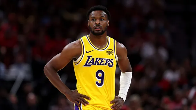 LeBron James and Bronny make history with first father-son assist in playoffs