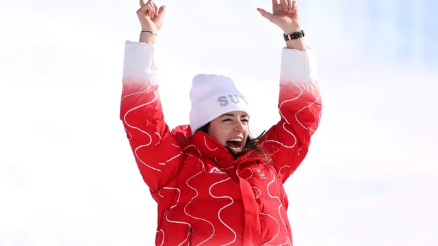 Mathilde Gremaud claims Olympic gold again, defeats Eileen Gu