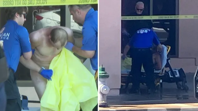 Naked man arrested after hiding in ceiling of plasma donation center