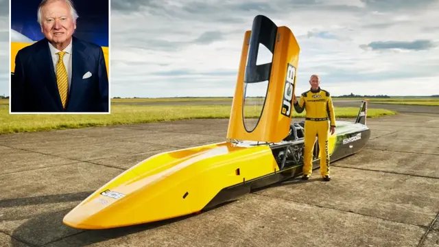 Andy Green breaks land speed record with hydrogen-powered supercar