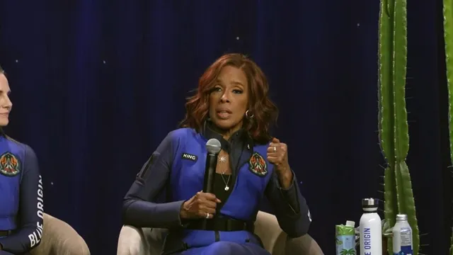 Gayle King experiences life-changing journey to space aboard Blue Origin