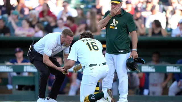Nick Kurtz suffers injury during game against Red Sox